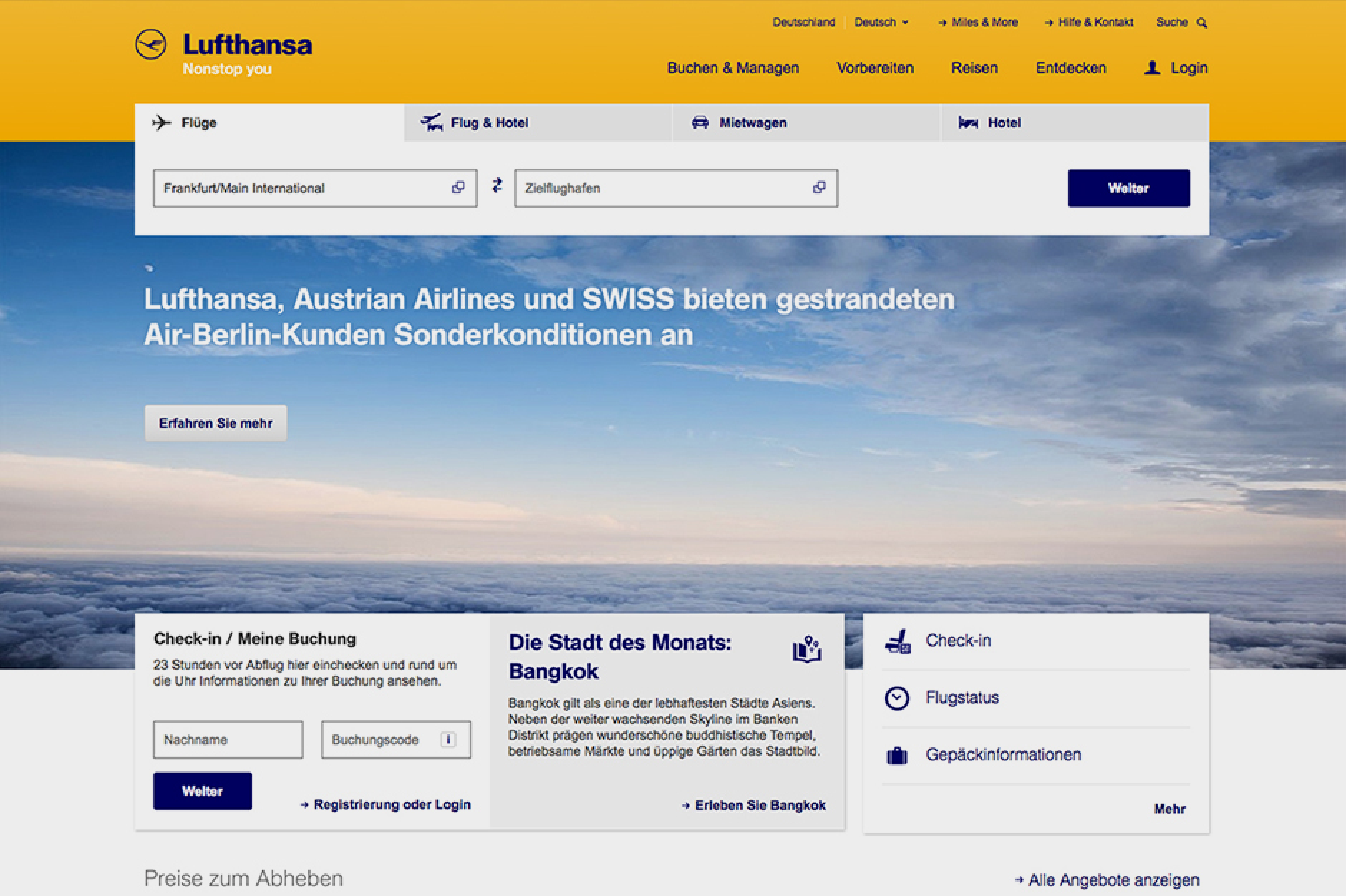 Lufthansa-Vorschau